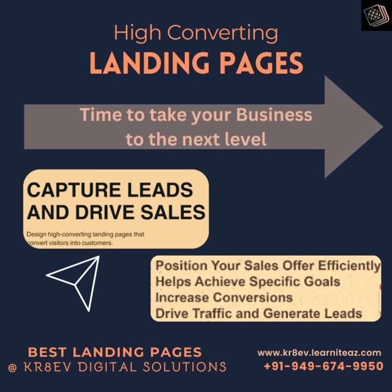 Landing Page services